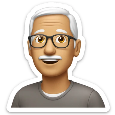 Père qui tient une bouteille de lait dans la main sticker