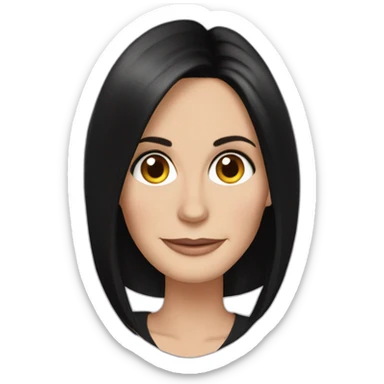 Courteney Cox sticker