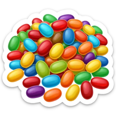 jelly beans sticker