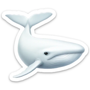white whale sticker