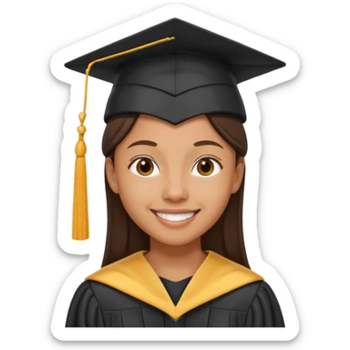 Bird graduate college sticker