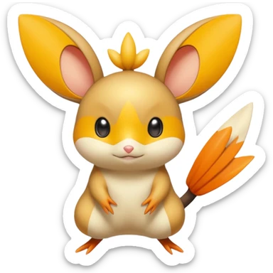 Dedenne-Victini-Emolga-fusion sticker