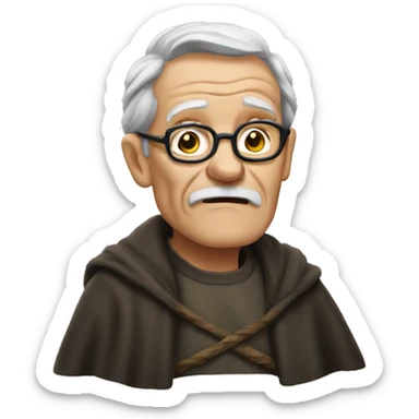 hunchback oldman sticker