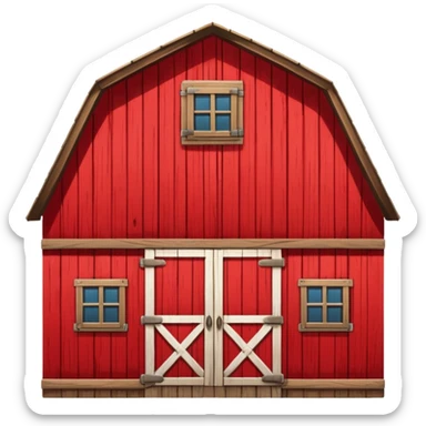 a farm barn sticker