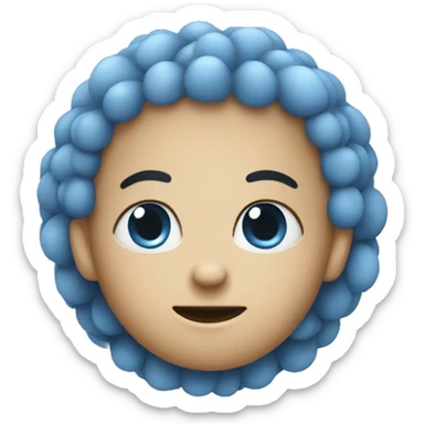 Lychee Blue color sticker