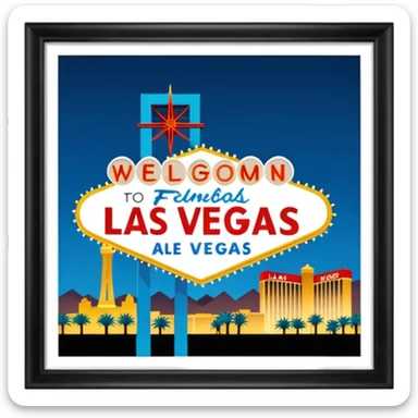 vegas  sticker