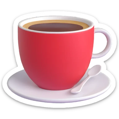 coffee cup sticker