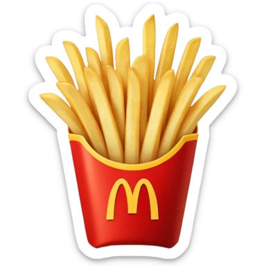 McDonald's French Fries sticker