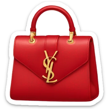 Little red ysl bag sticker