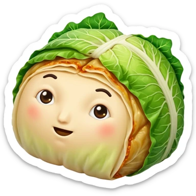 Cabbage roll  with no face sticker