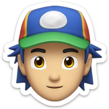 Ash ketchum sticker