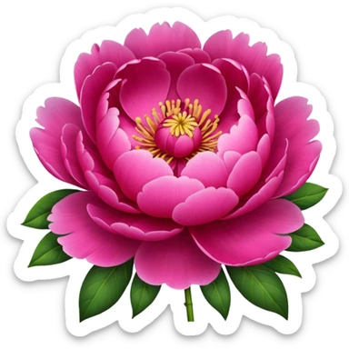 show me a preppy flower sticker