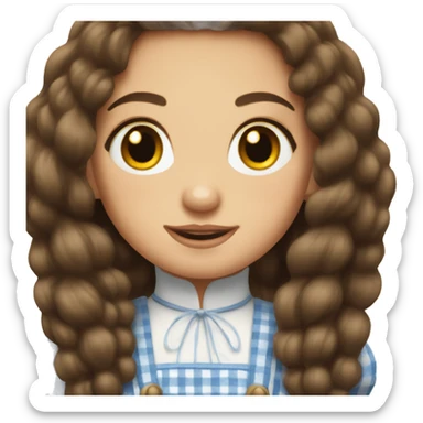 Dorothy gale from the Wizard of Oz  sticker