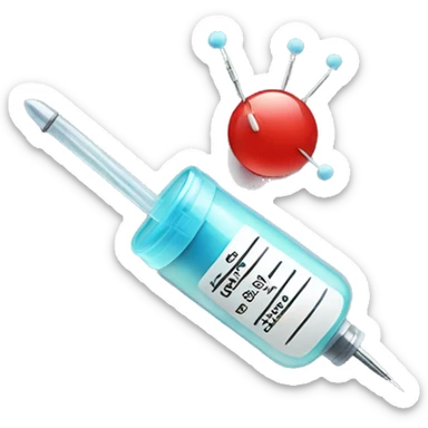 Vaccine and needle sticker