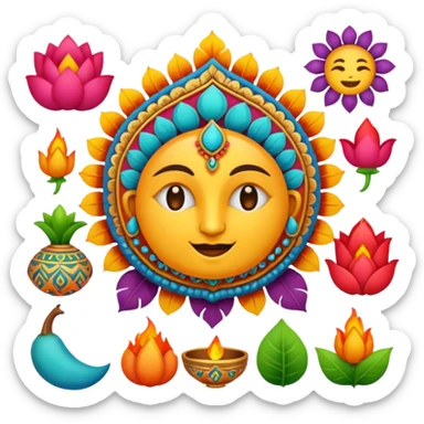 indian elements emoji  sticker