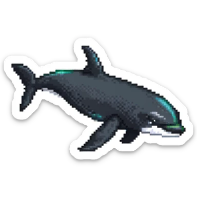 orca whale sticker