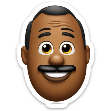 Steve Harvey as mr potato head sticker