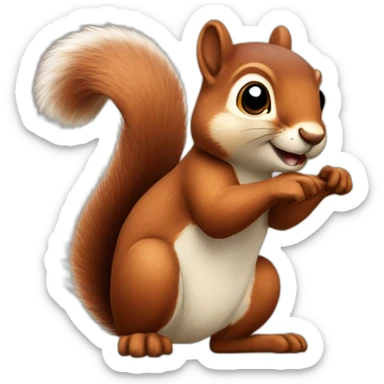 Squirrel  sticker