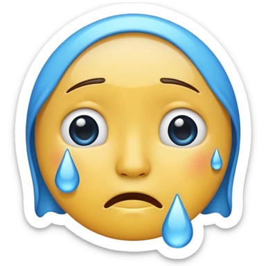 crying emoji sticker