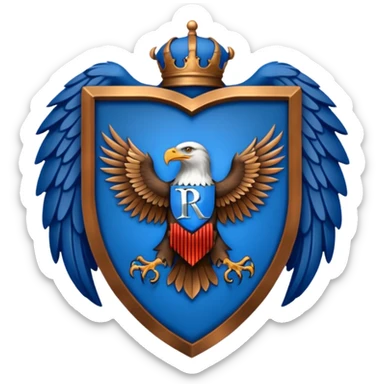 Hogwarts Ravenclaw crest Eagle sticker