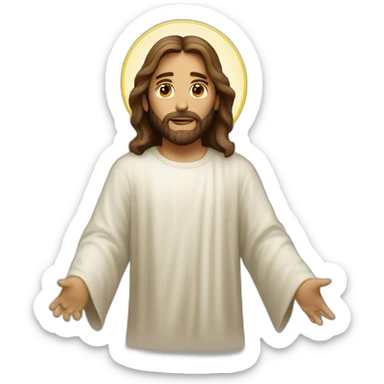 jesus christ angel sticker