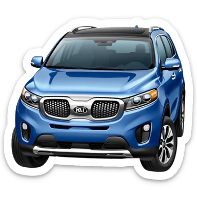 KIA Sorento  первое поколение  синий цвет sticker