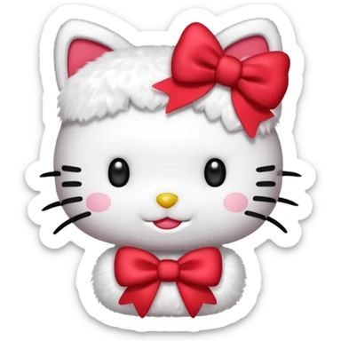 Faultier mit hello kitty  sticker