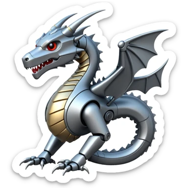 Robo dragon sticker