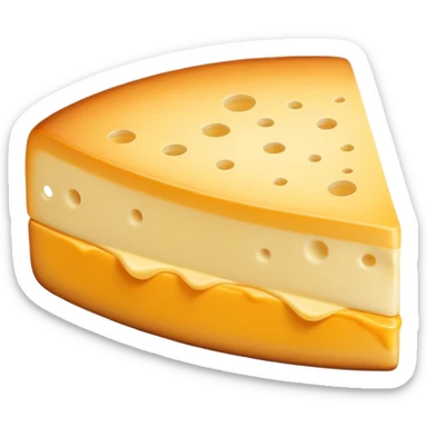a square slice of yellow cheese, like the kind used in hamburgers, simple and iconic, no text sticker