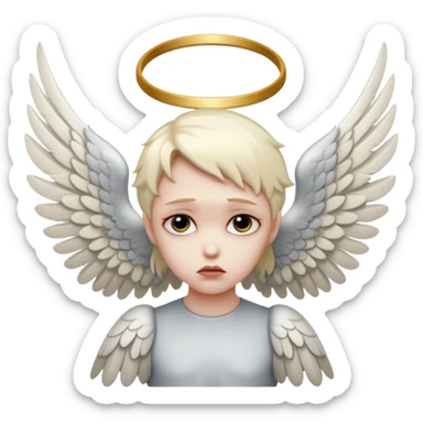 Fallen angel sticker