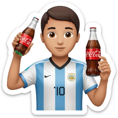 Platense tierra tomando coca sticker