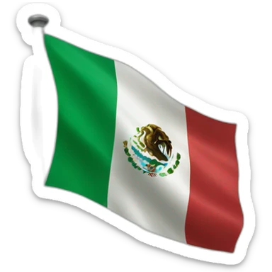 flag méxico sticker