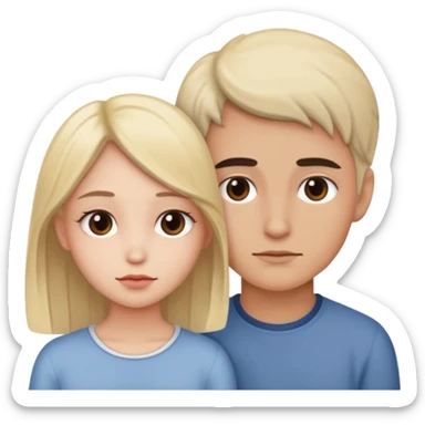 the duality of friendship: gentleness and cruelty sticker