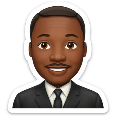 Fatt Martin Luther King JR. sticker