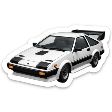 The ae 86 from initial D sticker
