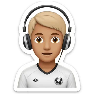 FUTBOL + MÚSICA sticker