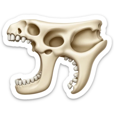 jaw bone sticker