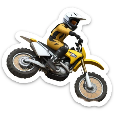 ethan thompson on dirtbike sticker