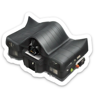 Darth Vader’s dream house/food truck  sticker