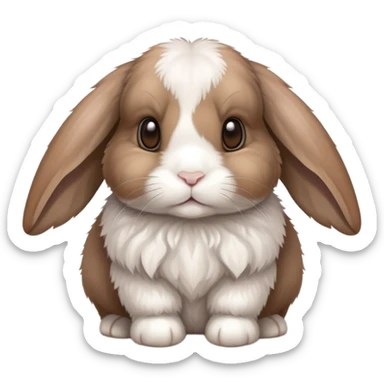 Mini lop bunny sticker