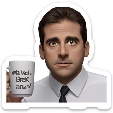 coffee break with a twist sticker