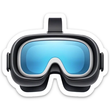 virtual reality glasses sticker