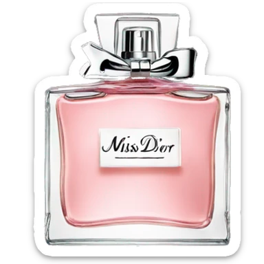 Miss dior perfume sticker
