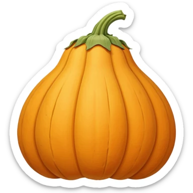 dried pale butternut squash  sticker