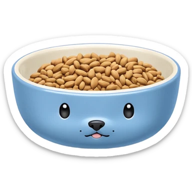 food bowl for pet sticker