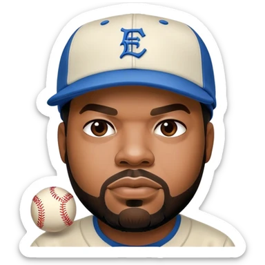Ice cube, rapper sticker