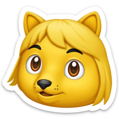 Mavi muhabbet kuşu sticker