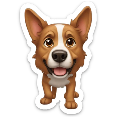 bark-bark-bark sticker