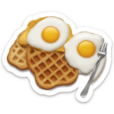 american breakfast  sticker