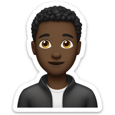 gay black man sticker